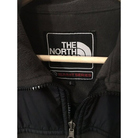 The‎ North Face Men’s Sz S Summit Series Full Zip Fleece Jacket Gray Black - Picture 2 of 6